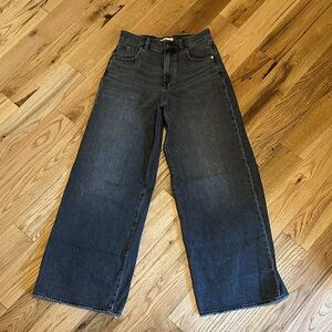 Classic Black Wide-Leg Women's Jeans